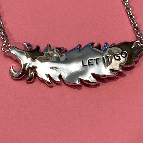 Feather Inspirational Engraved Silver Chain Necklace #keepsake #faith - Picture 2 of 4